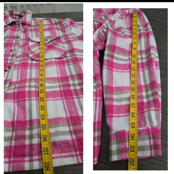 Fashion Nova Pink and White Plaid Skirt Set, Size L - Picture 13 of 16